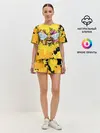 Женская пижама с шортами / Пчела