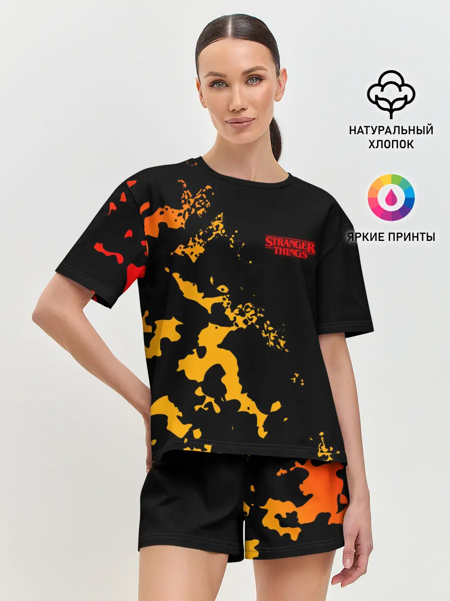 Женская пижама с шортами / ОЧЕНЬ СТРАННЫЕ ДЕЛА / STRANGER
