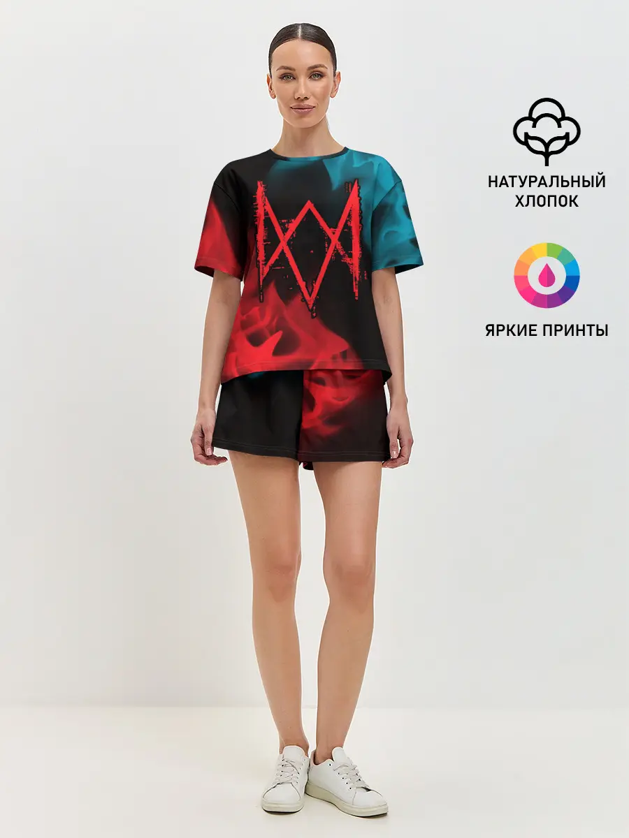 Женская пижама с шортами / WATCH DOGS LEGION / ВОТЧ ДОГС