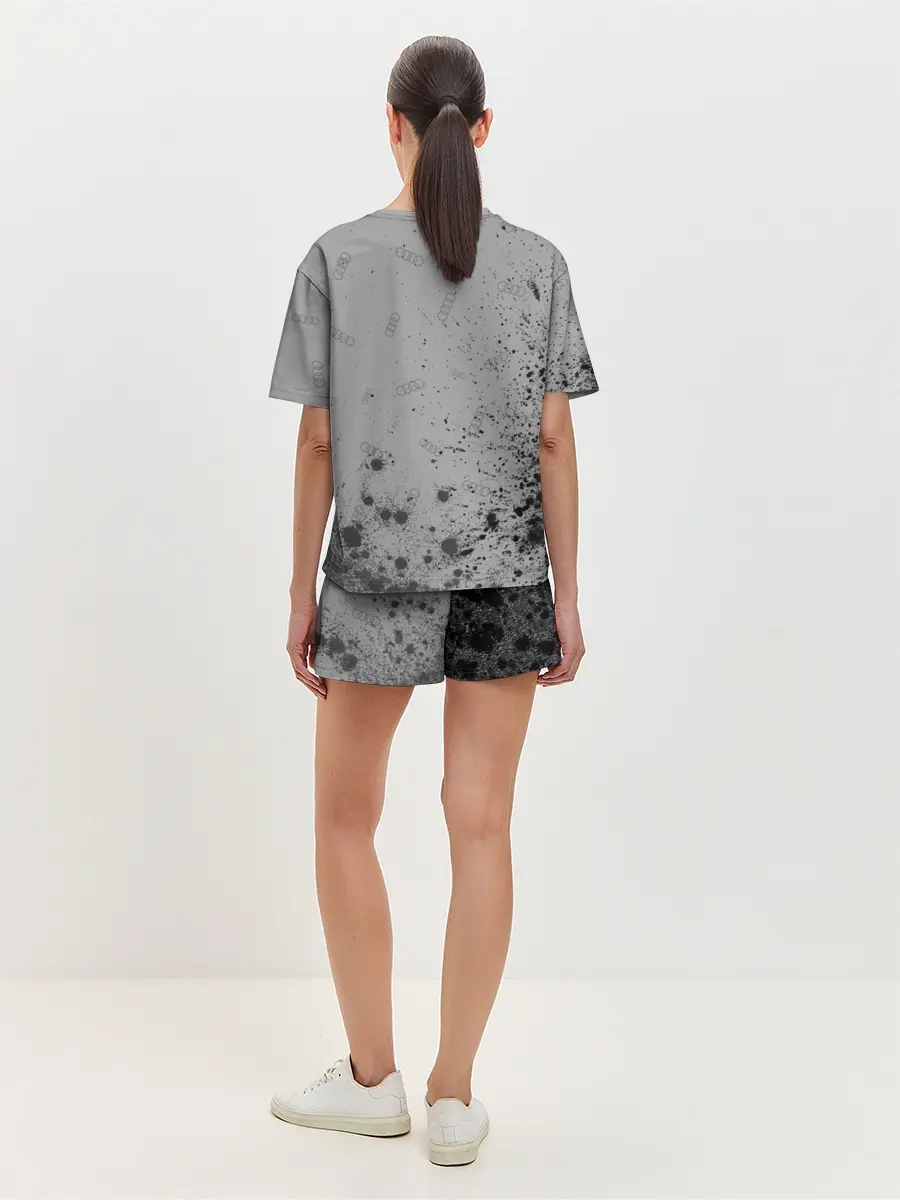 Женская пижама с шортами / AUDI / АУДИ