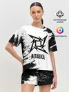 Женская пижама с шортами / METALLICA / МЕТАЛЛИКА