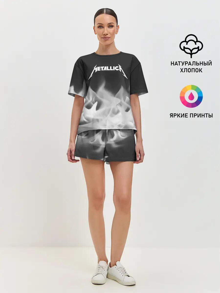 Женская пижама с шортами / METALLICA / МЕТАЛЛИКА