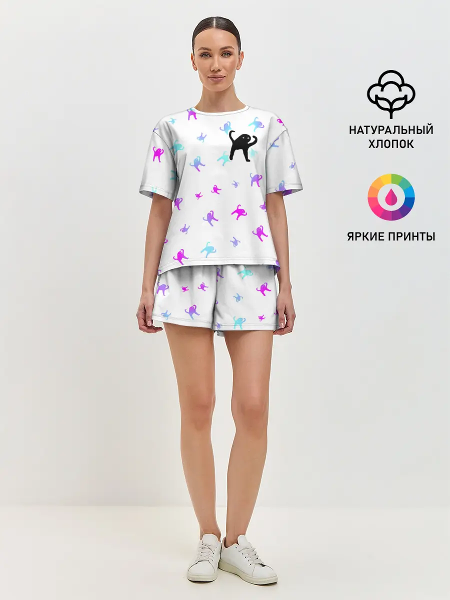 Женская пижама с шортами / ЪУЪ СЪУКА