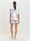 Женская пижама с шортами / Цветные лица