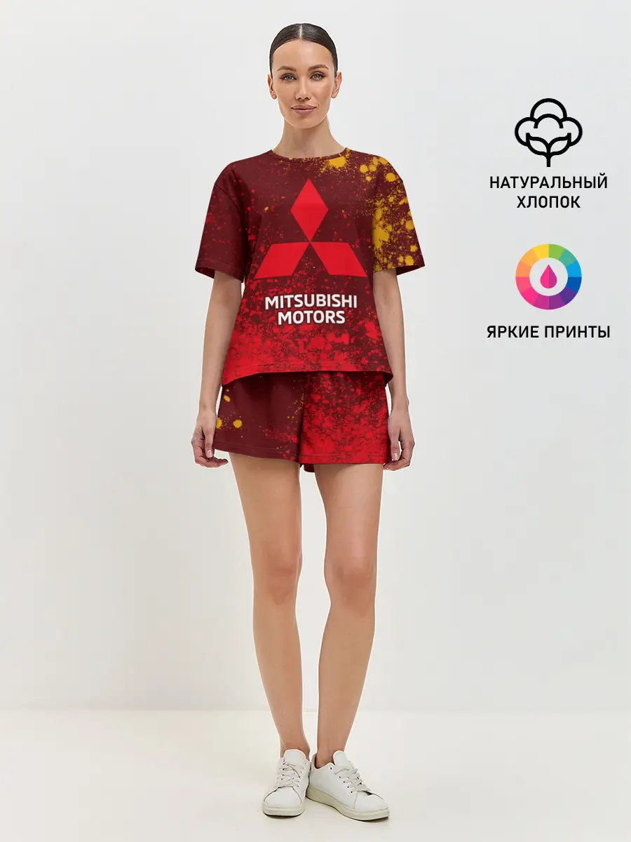 Женская пижама с шортами / MITSUBISHI / МИТСУБИСИ