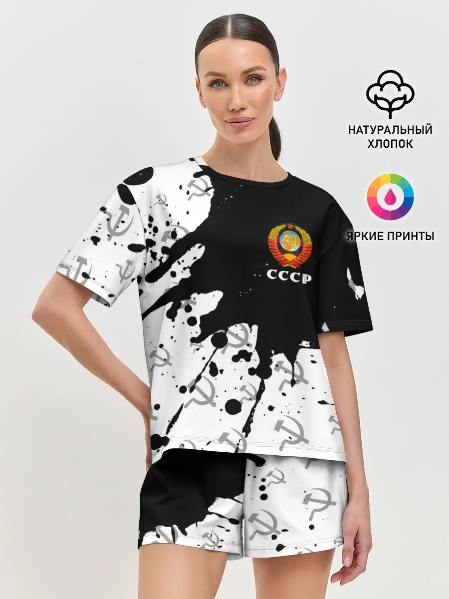 Женская пижама с шортами / СССР / USSR