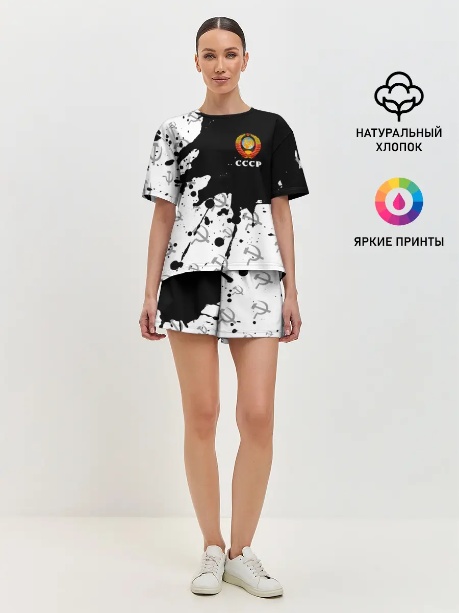 Женская пижама с шортами / СССР / USSR