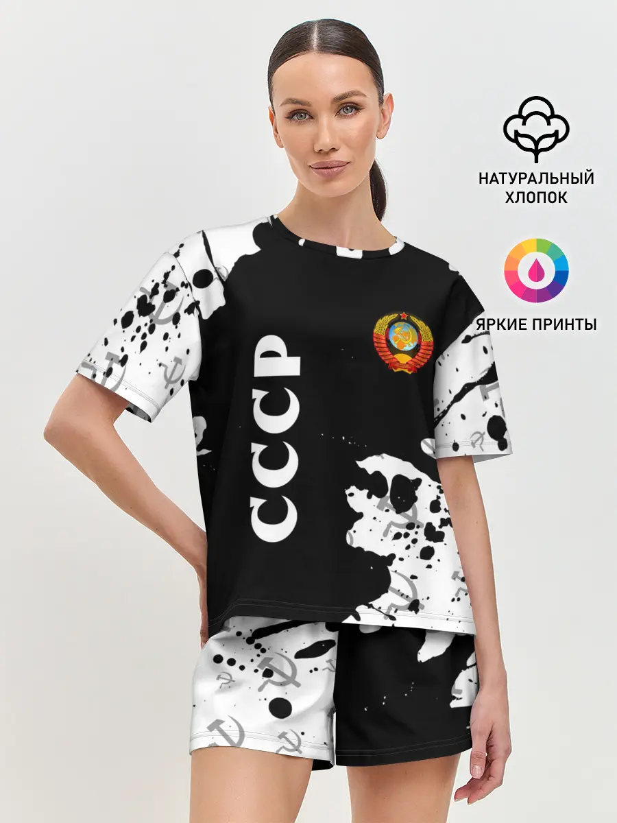 Женская пижама с шортами / СССР / USSR