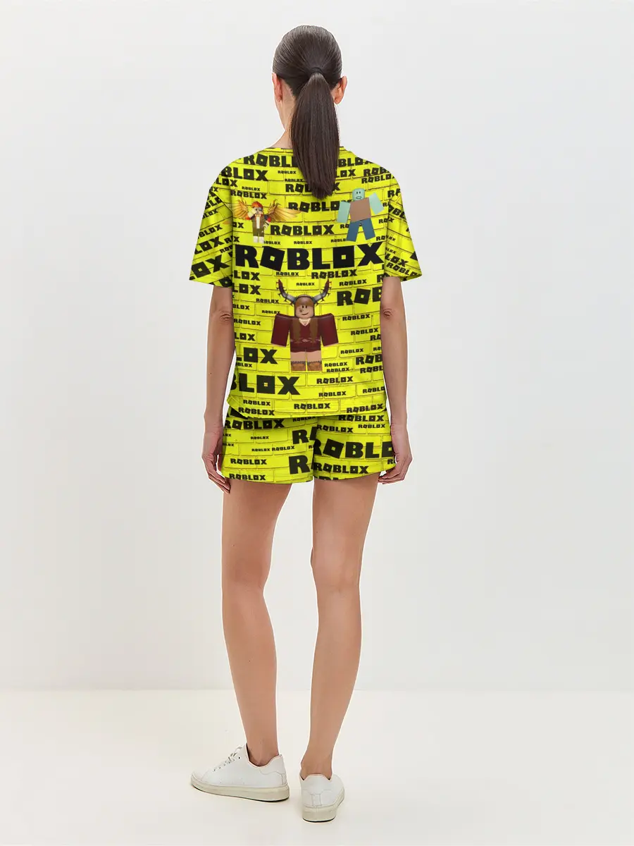 Женская пижама с шортами / роблокс