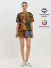 Женская пижама с шортами / Тигр 3D