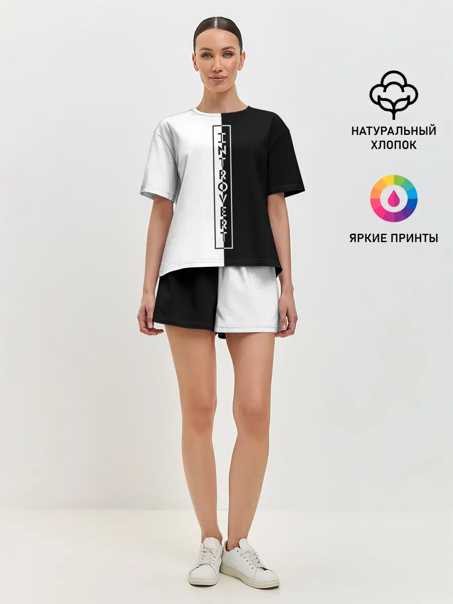 Женская пижама с шортами / INTROVERT