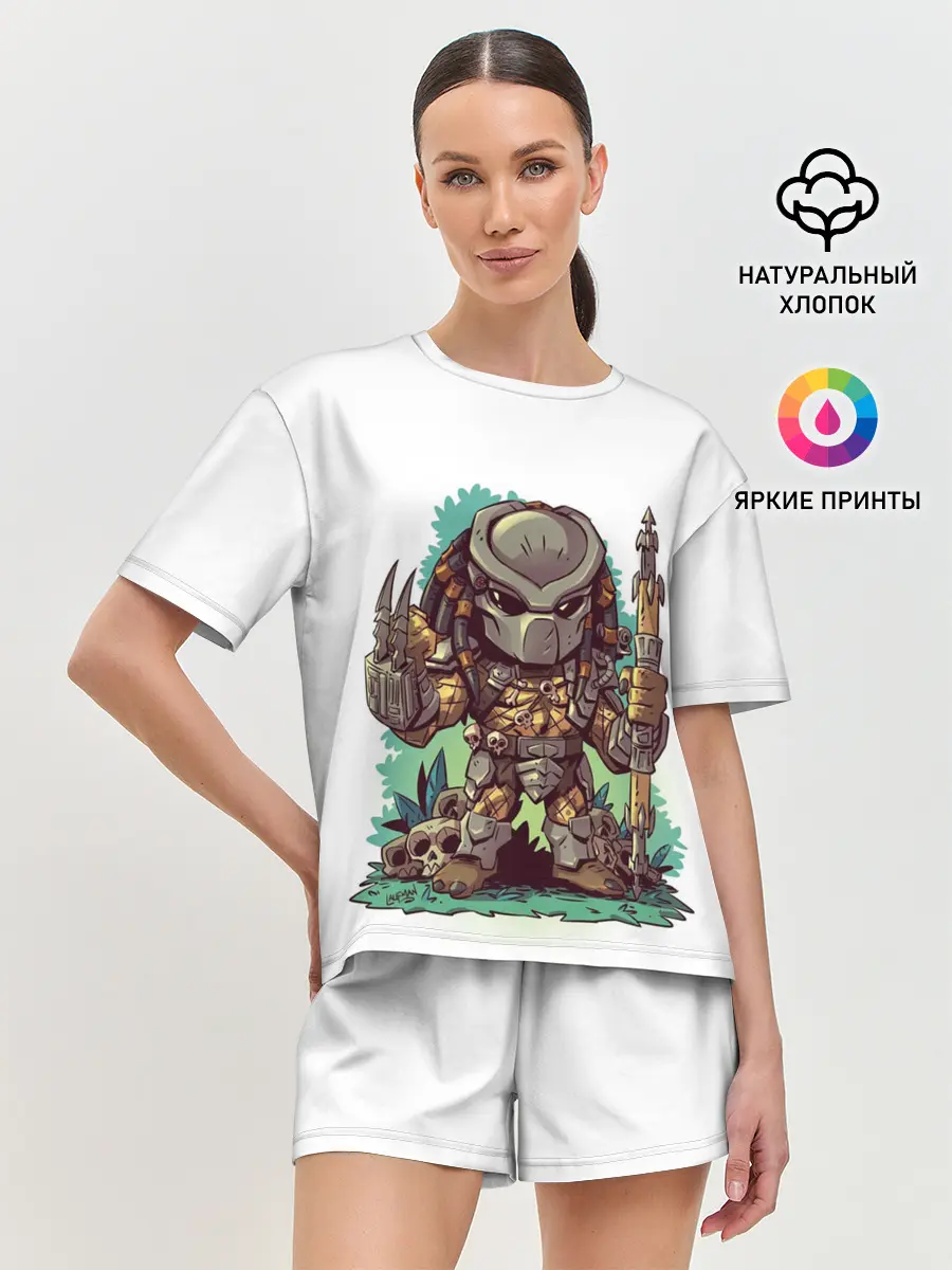 Женская пижама с шортами / ХИЩНИК | PREDATOR