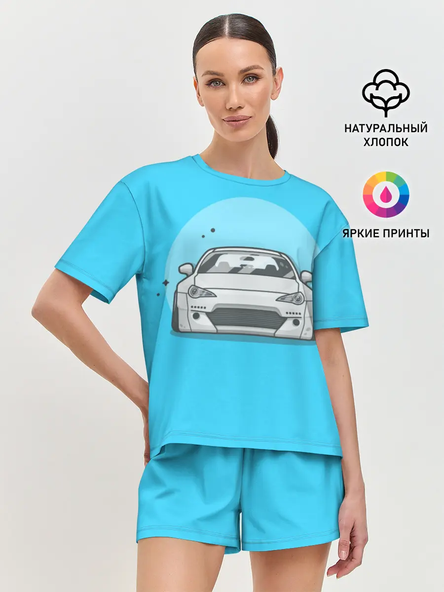 Женская пижама с шортами / GT86