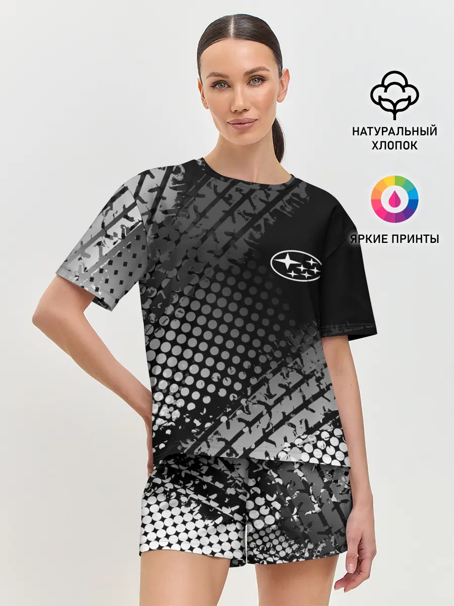 Женская пижама с шортами / Subaru