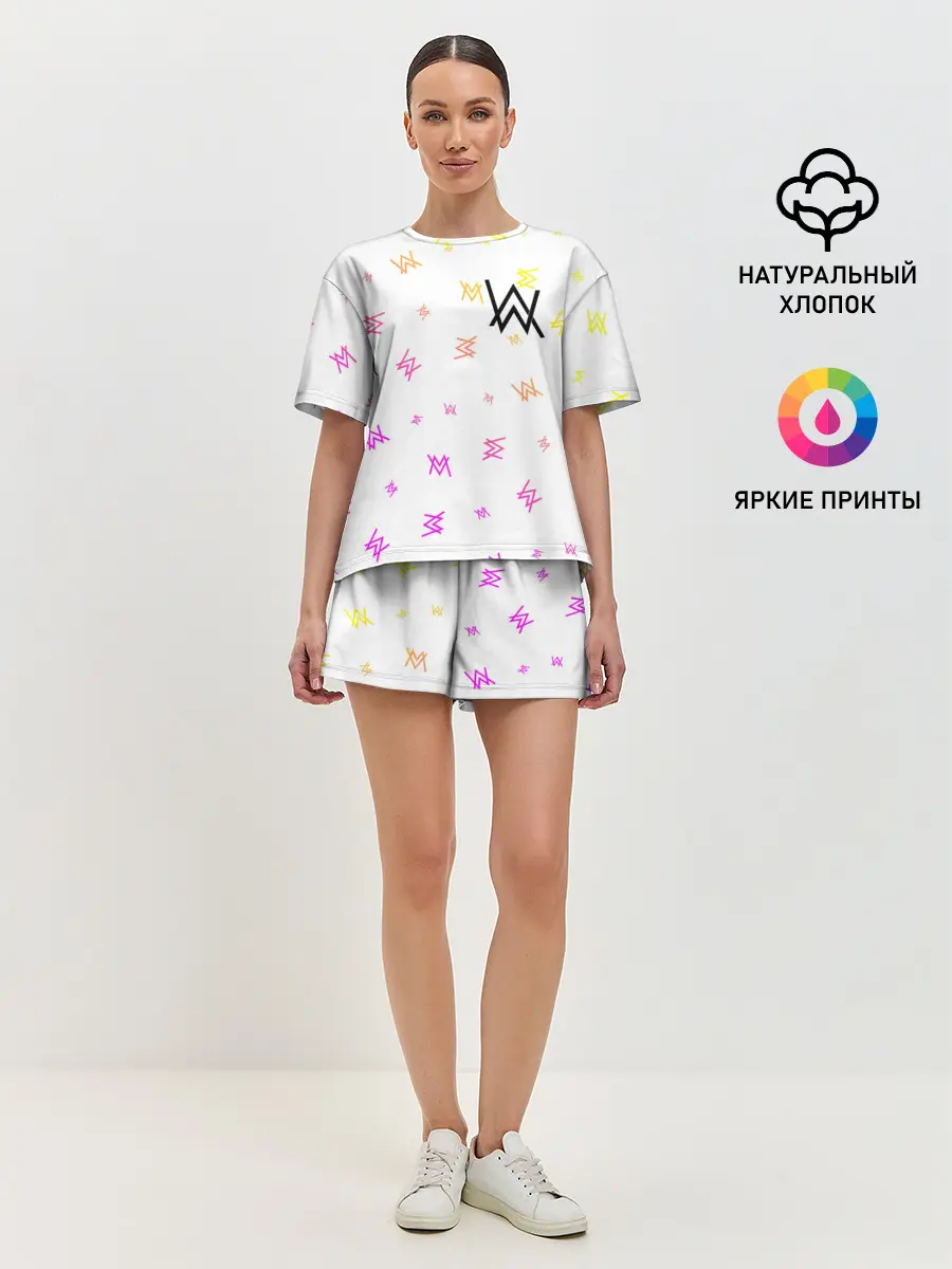 Женская пижама с шортами / ALAN WALKER / АЛАН УОКЕР