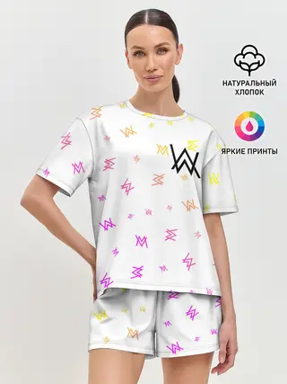 Женская пижама с шортами / ALAN WALKER / АЛАН УОКЕР