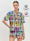 Женская пижама с шортами / Buzova pop-art