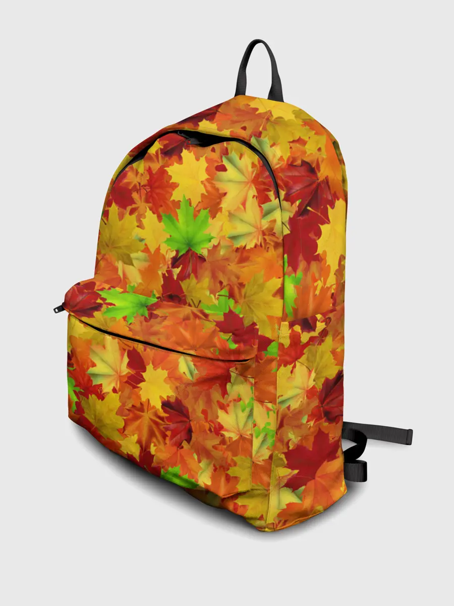 Рюкзак джинсовый / Кленовые листья