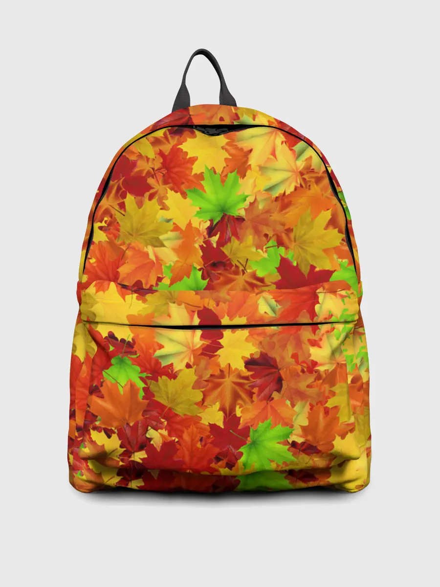 Рюкзак джинсовый / Кленовые листья