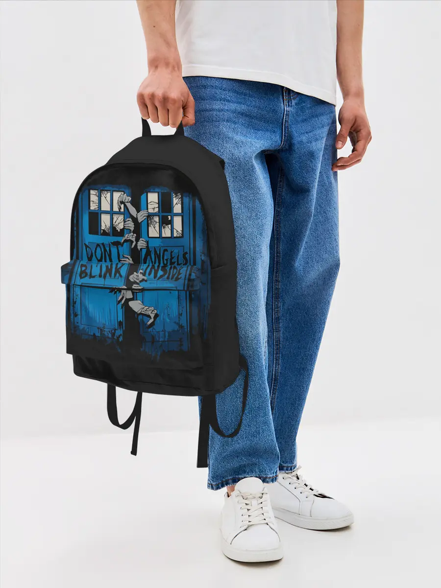 Рюкзак джинсовый / Ходячие мертвецы