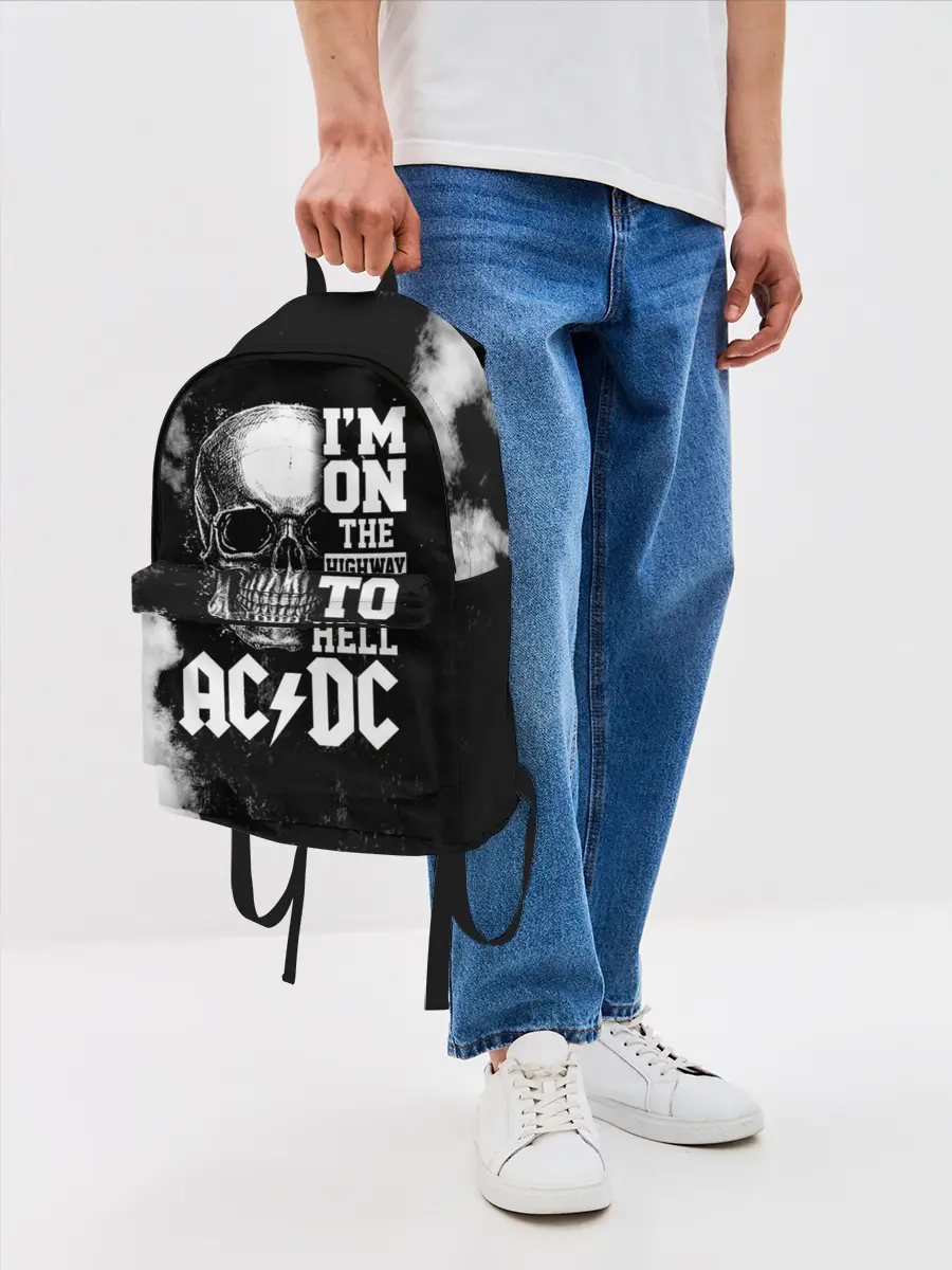 Рюкзак джинсовый / AC/DC