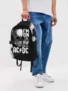 Рюкзак джинсовый / AC/DC