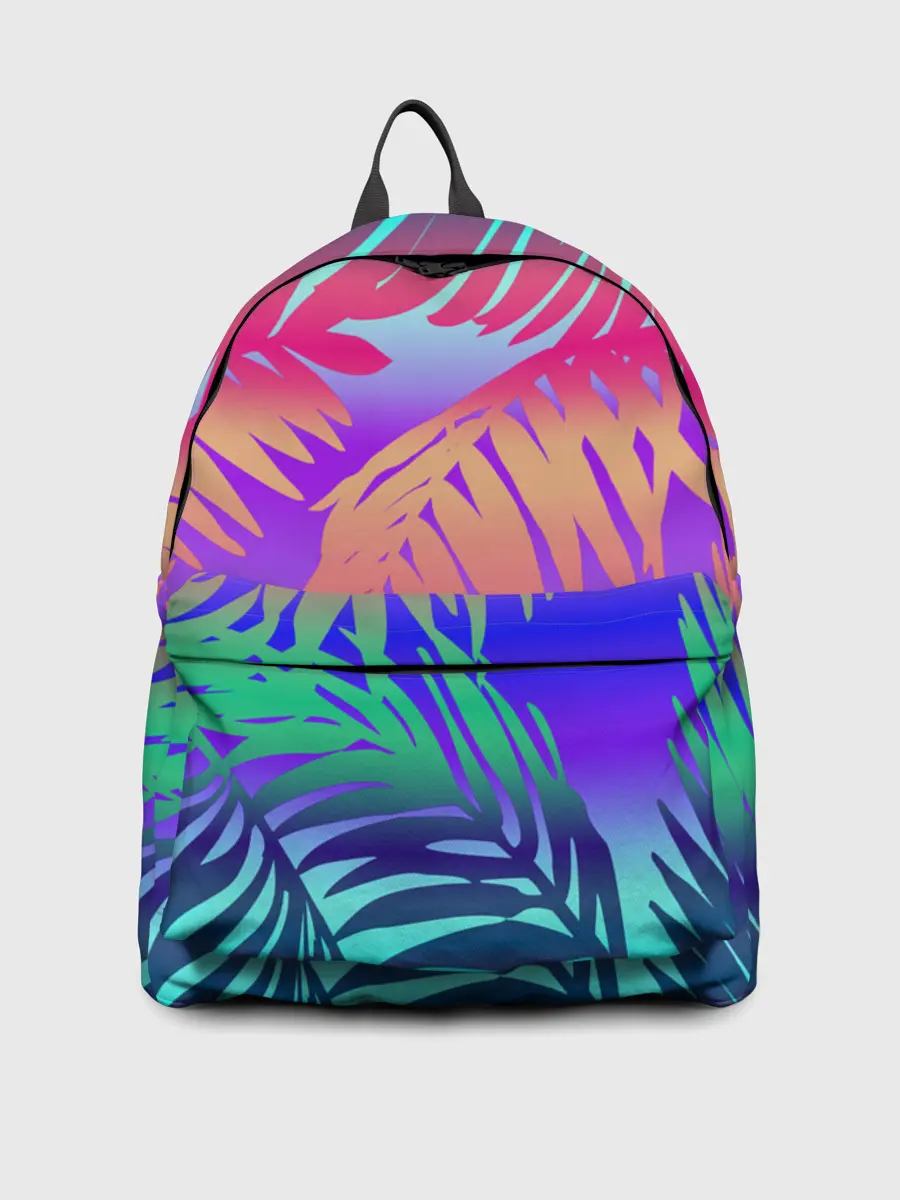 Рюкзак джинсовый / НЕОНОВЫЕ ПАЛЬМЫ