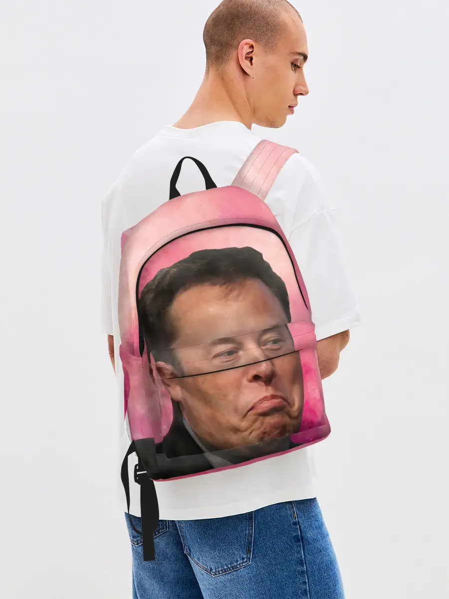 Рюкзак джинсовый / КАК ТЕБЕ ТАКОЕ ИЛОН МАСК?