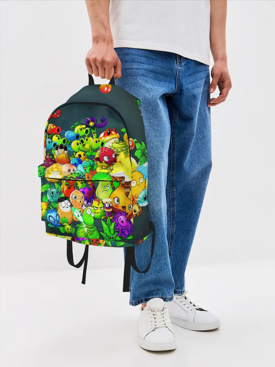 Рюкзак джинсовый / Plants vs. Zombies