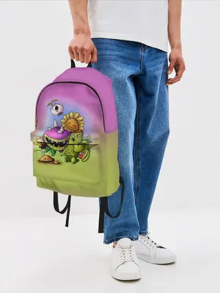 Рюкзак джинсовый / Plants vs. Zombies