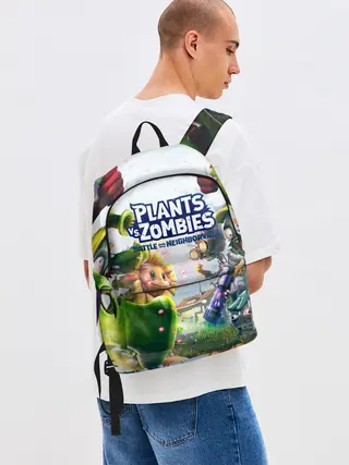 Рюкзак джинсовый / Plants vs Zombies.