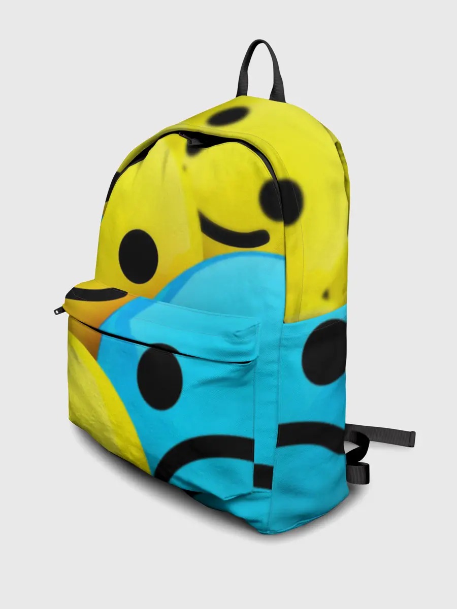 Рюкзак джинсовый / СМАЙЛИКИ