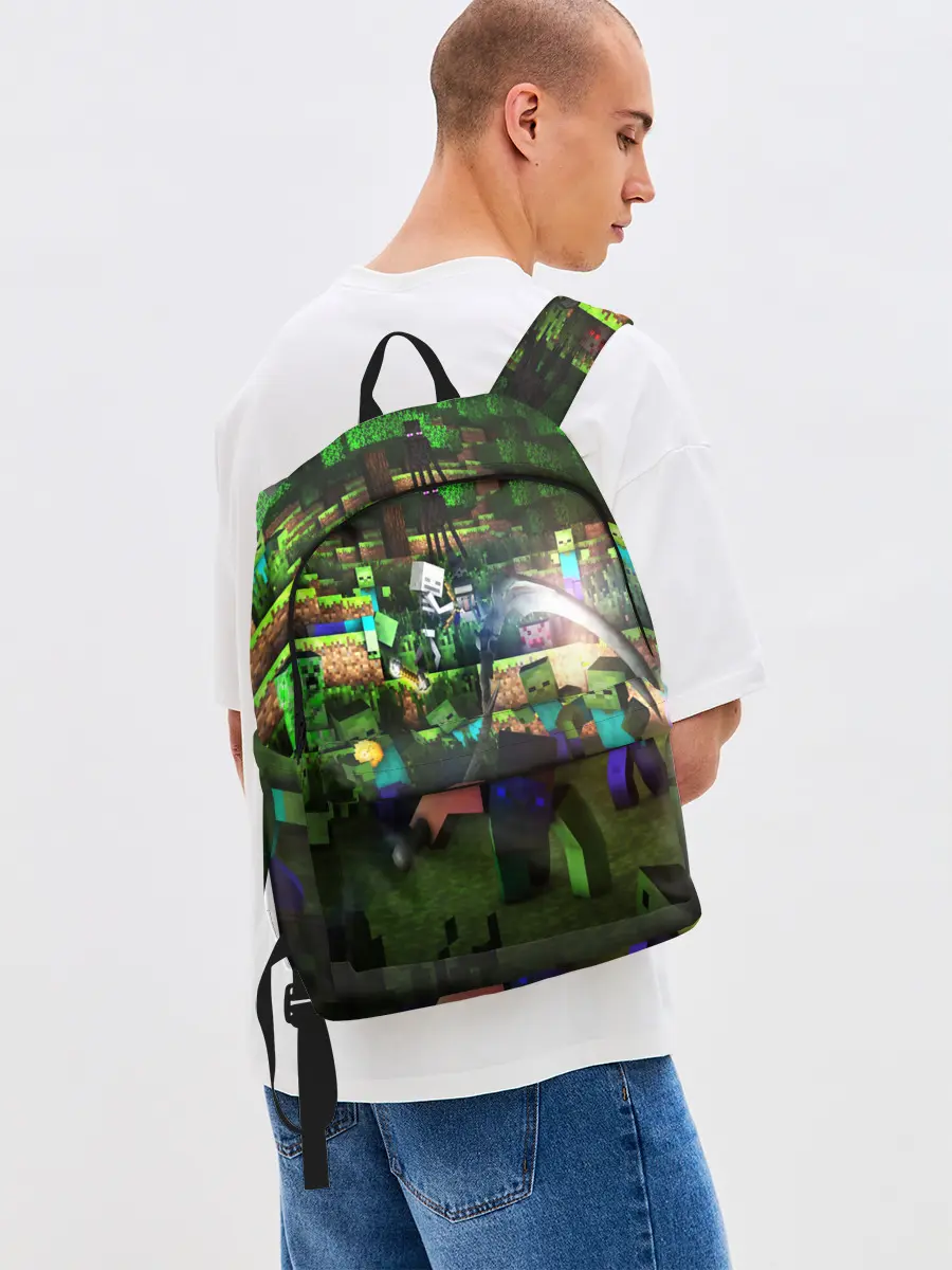 Рюкзак джинсовый / MINECRAFT Creeper