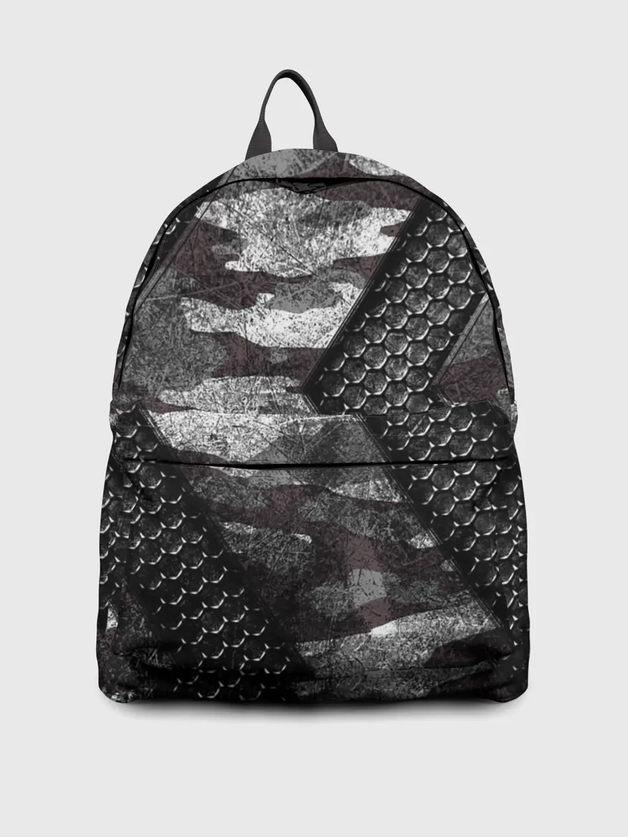 Рюкзак джинсовый / Камуфляжная 3D броня