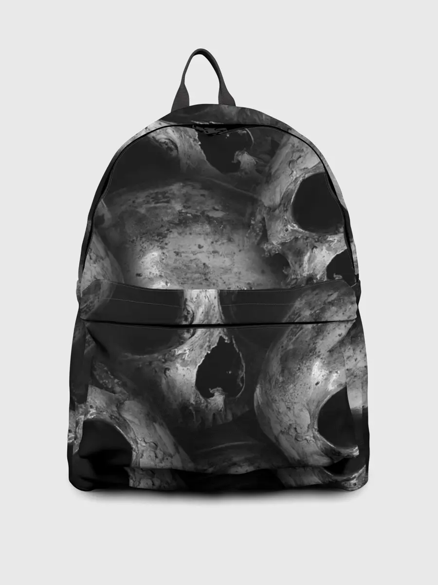 Рюкзак джинсовый / Черепа