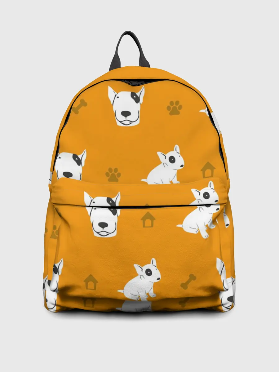 Рюкзак джинсовый / Английский бультерьер