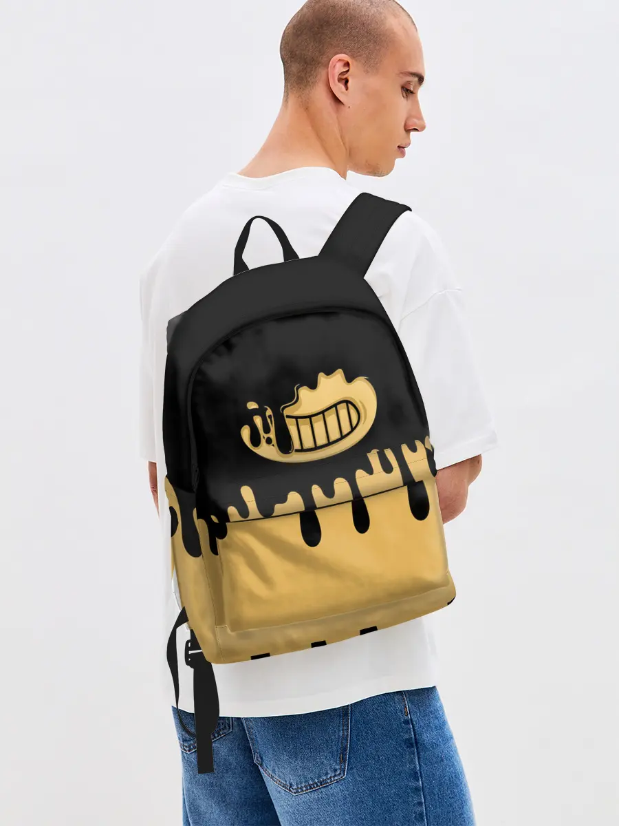 Рюкзак джинсовый / Bendy And The Ink Machine