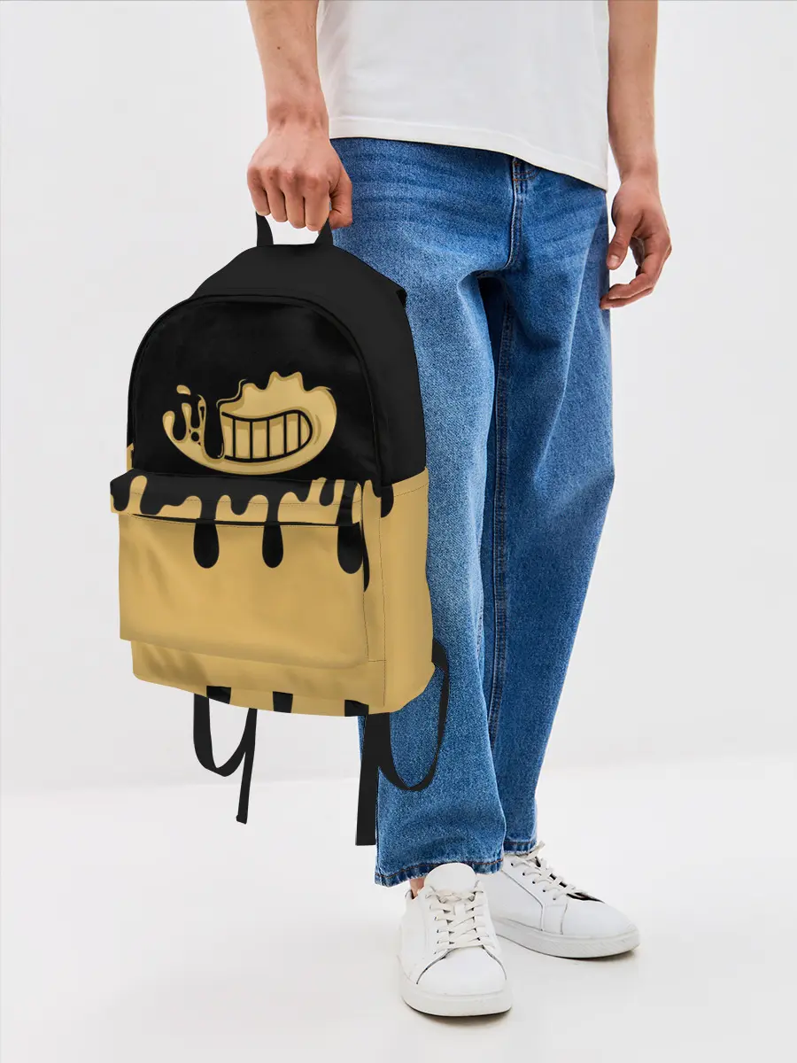 Рюкзак джинсовый / Bendy And The Ink Machine