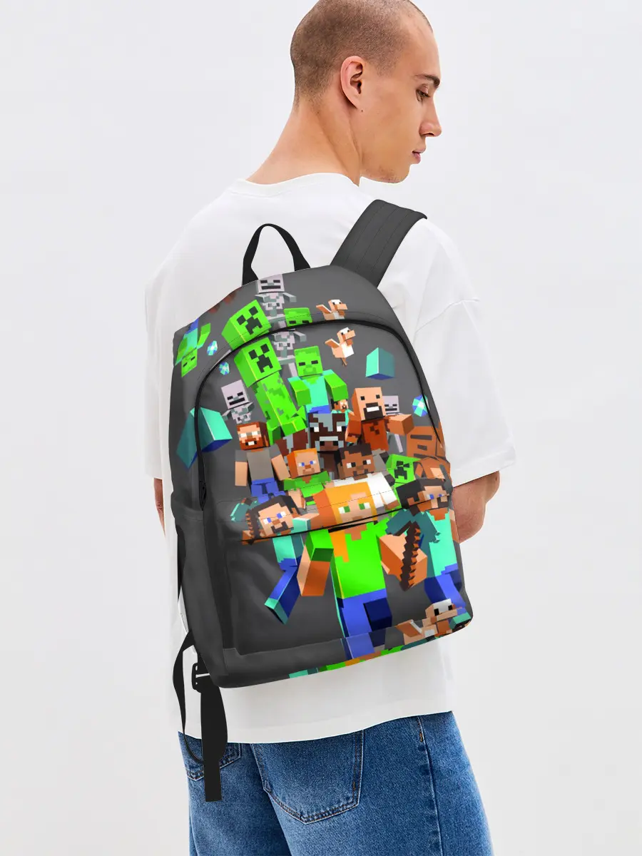 Рюкзак джинсовый / MINECRAFT ONLINE