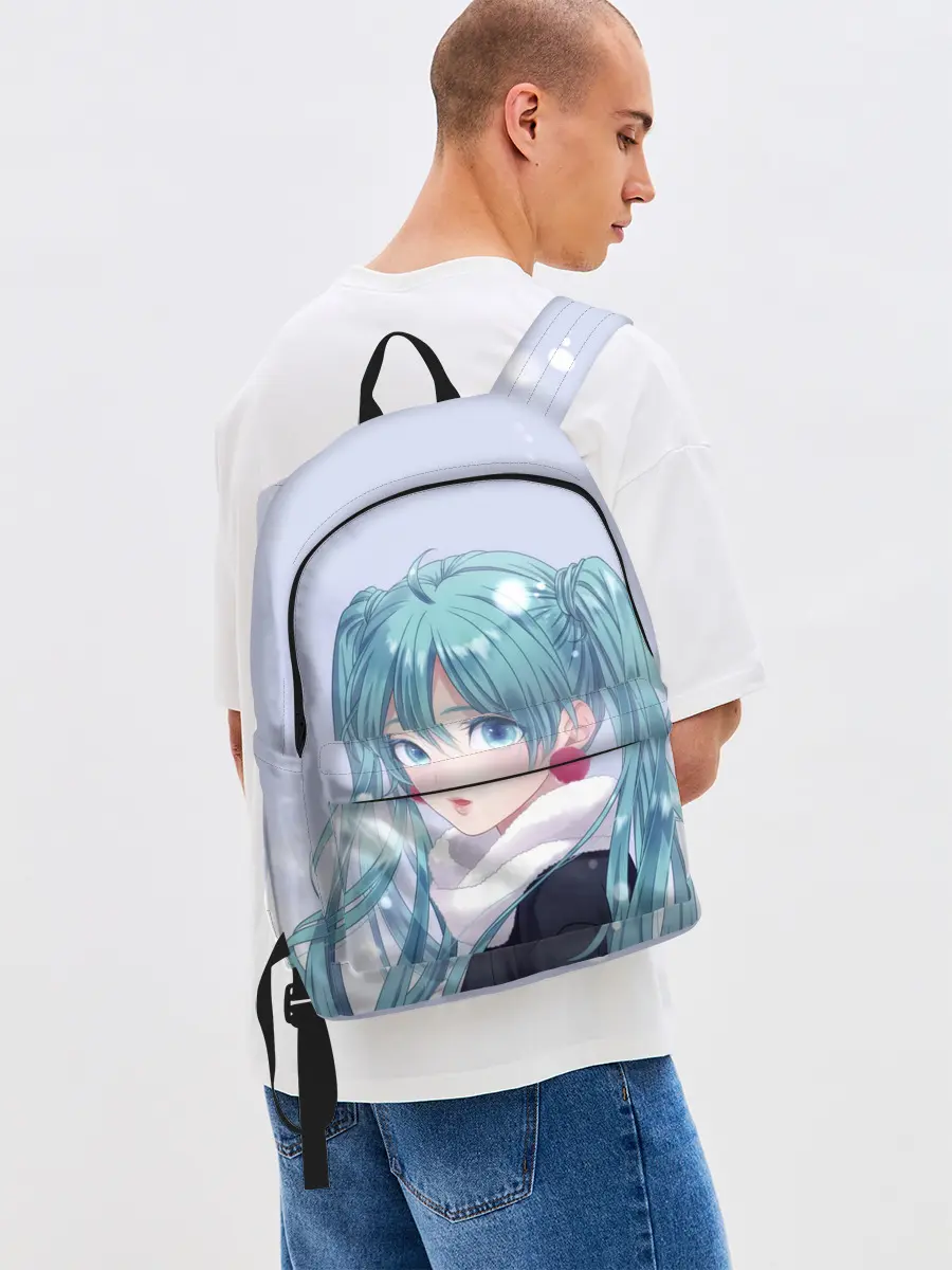 Рюкзак джинсовый / Hatsune Miku. Winter