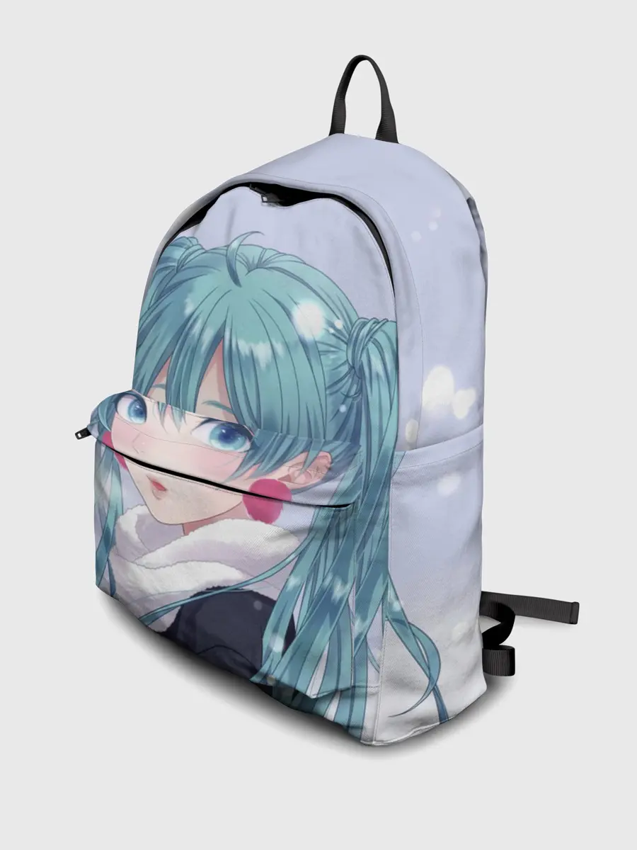 Рюкзак джинсовый / Hatsune Miku. Winter