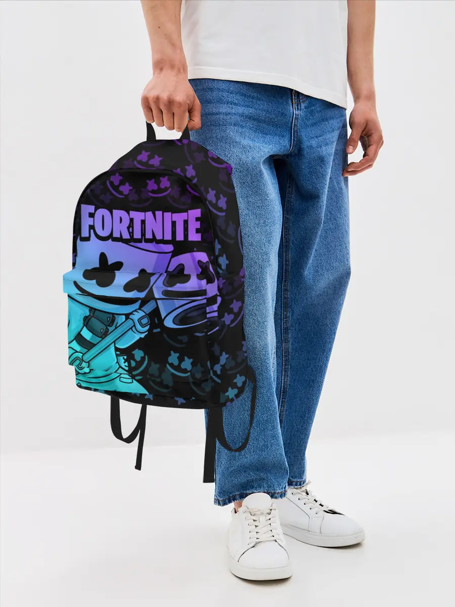 Рюкзак джинсовый / FORTNITE MARSHMELLO