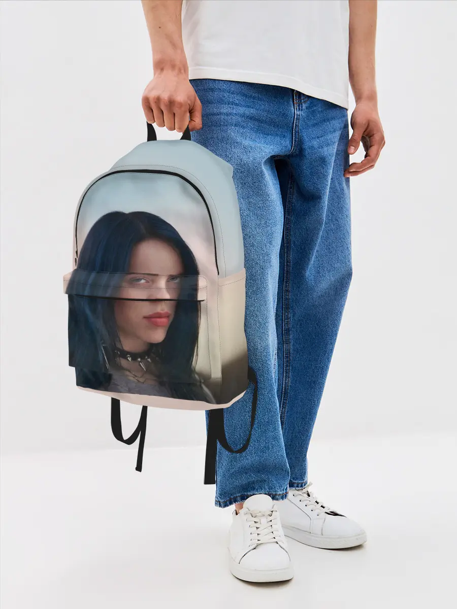 Рюкзак джинсовый / Билли Айлиш