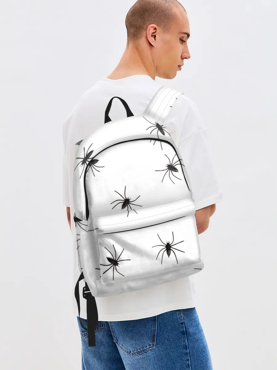 Рюкзак джинсовый / Пауки