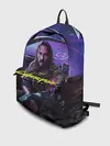 Рюкзак джинсовый / CYBERPUNK 2077 - КИАНУ