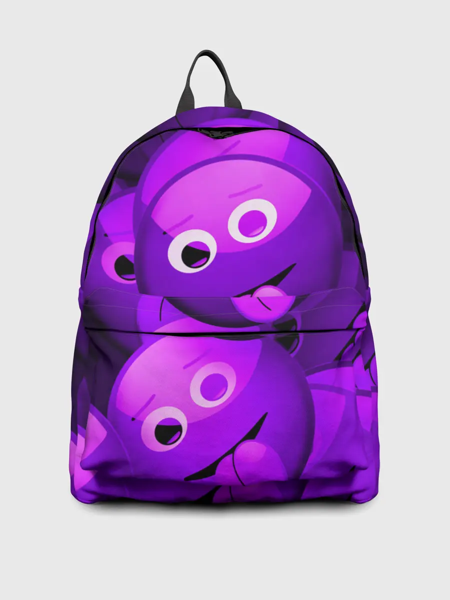 Рюкзак джинсовый / НЕОНОВЫЕ СМАЙЛЫ