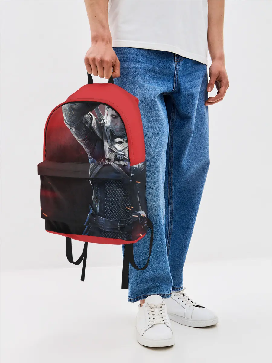 Рюкзак джинсовый / ВЕДЬМАК