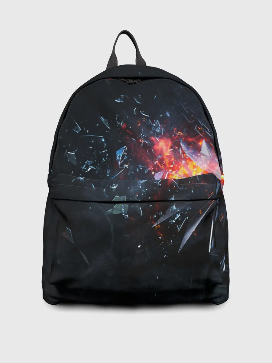 Рюкзак джинсовый / МЕДАЛЬОН ВЕДЬМАКА