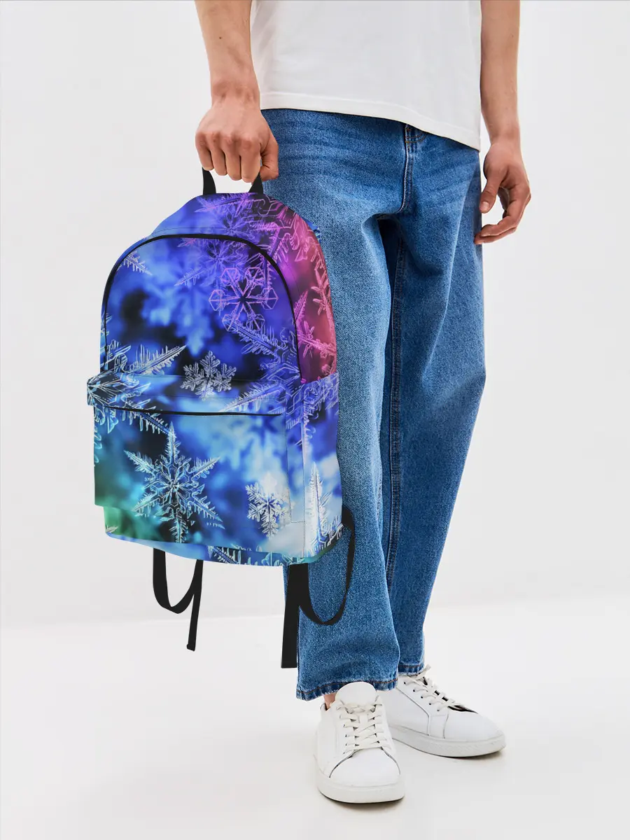 Рюкзак джинсовый / ЗИМНЕЕ УТРО