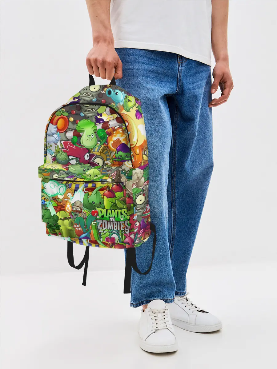 Рюкзак джинсовый / Plants vs Zombies